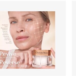 Bundle inc Charlotte Tilbury Magic cream Tasha & clarins re fresh skincare set